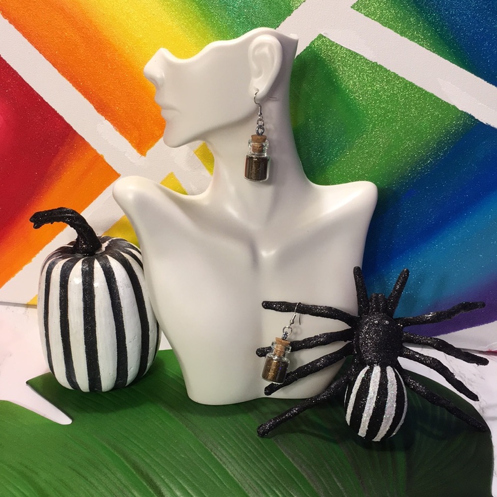 5/$25  Halloween potion Earrings
